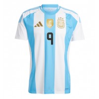 Dres Argentína Julian Alvarez #9 Domáci Copa America 2024 Krátky Rukáv